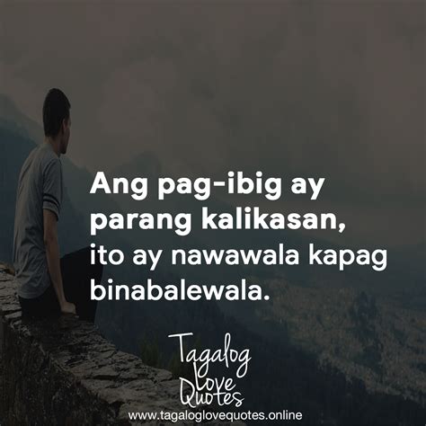 ang pag ibig ay parang tubig-walang lasa